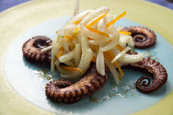 ensalada de pulpo a la parrilla@