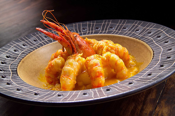 ceviche caliente de camorones@