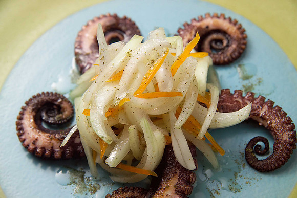 ensalada de pulpo a la parrilla@@