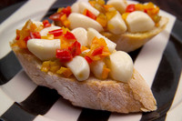 ajos confitados con pimientos y rocoto@