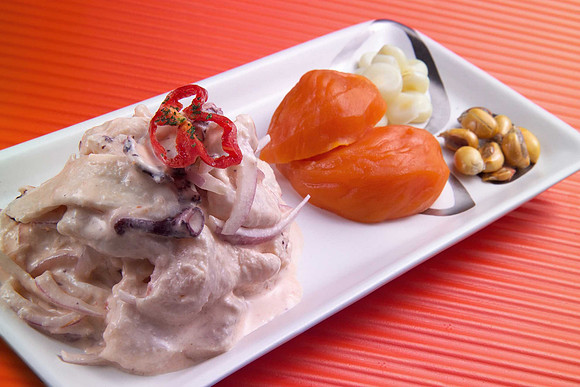 ceviche en crema de rocoto@