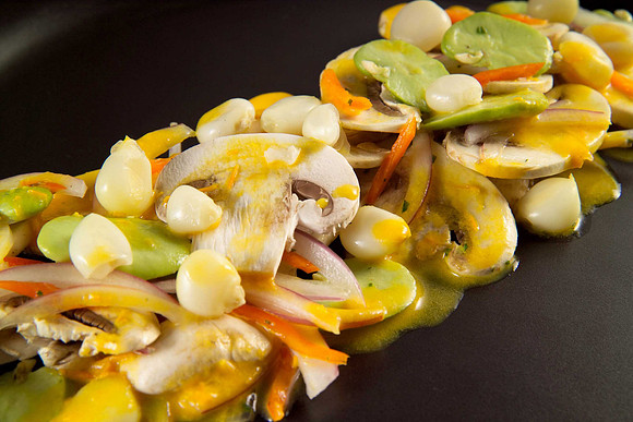 ceviche de  chappiñones