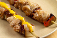 brochetas de pollo@