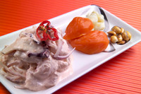 ceviche en crema de rocoto@